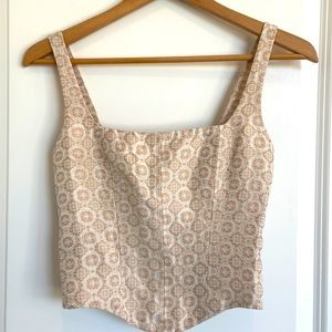 REFORMATION CAMI BUSTIER